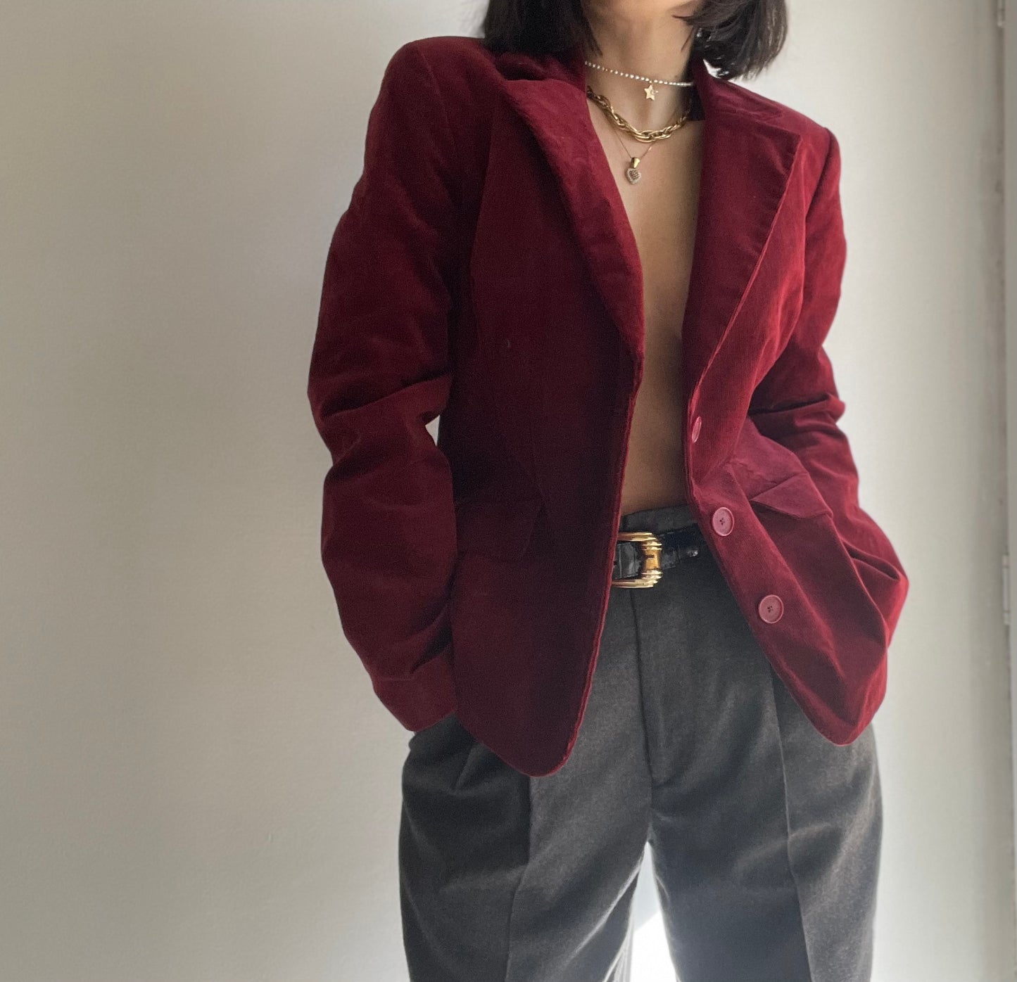 BLAZER VELLUTO LUISA SPAGNOLI