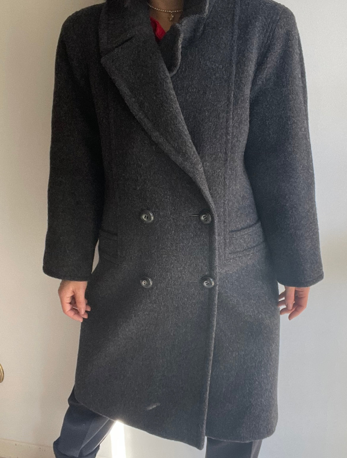 CAPPOTTO GRIGIO DOPPIO PETTO