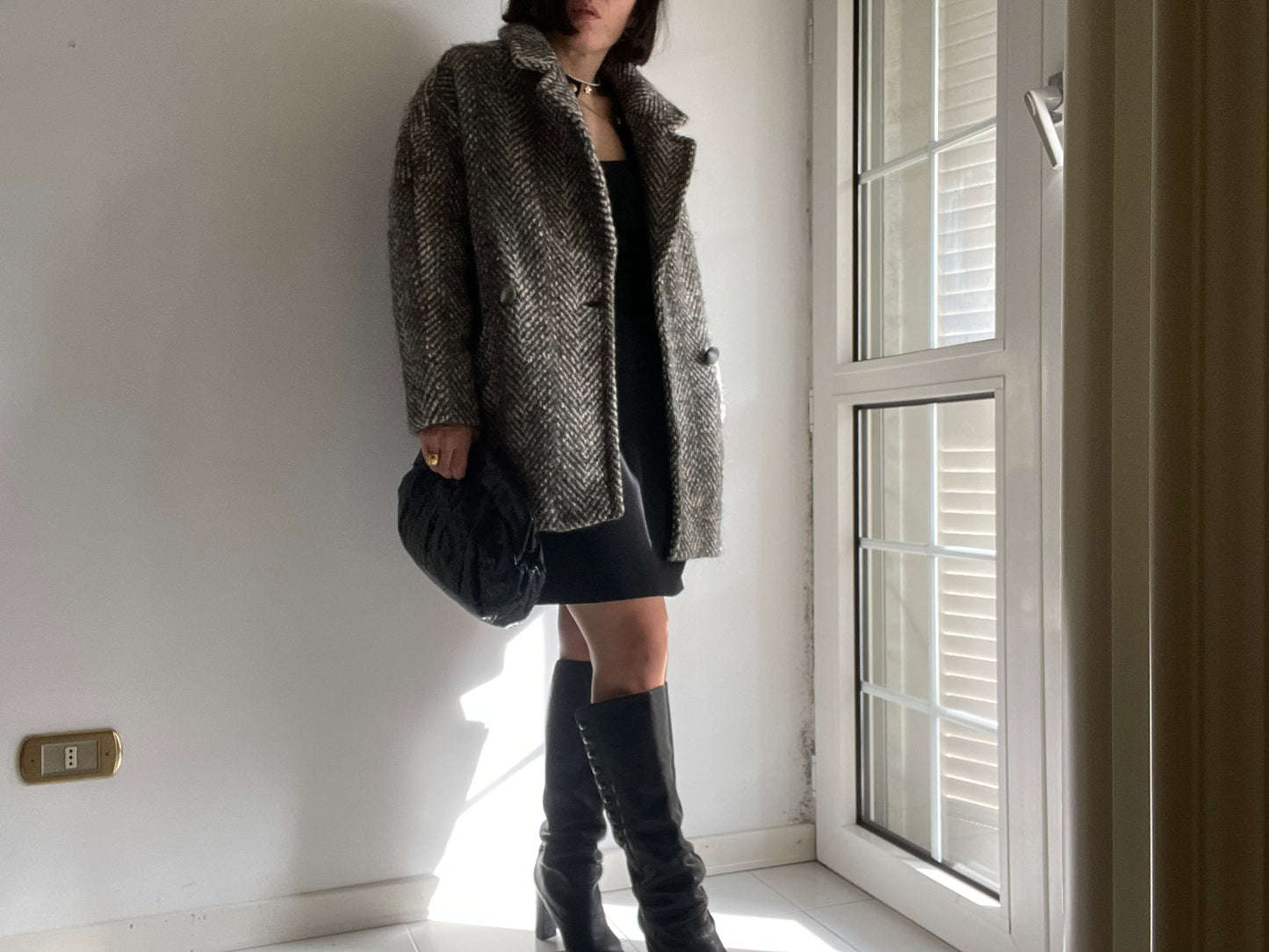 CAPPOTTO IN PURA LANA SPIGATO