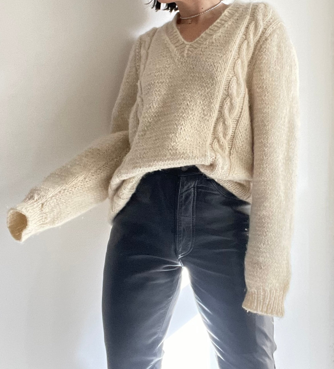 PULLOVER VINTAGE HAMDMADE