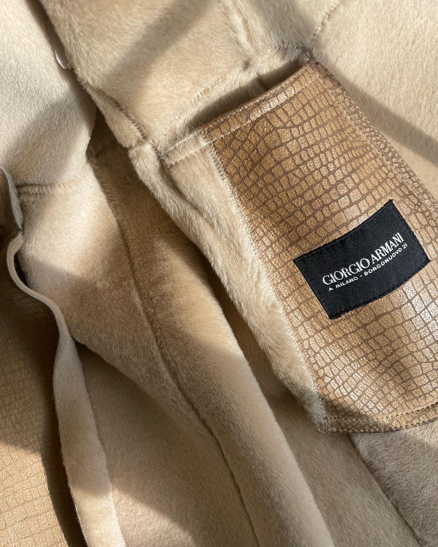 ARMANI COLLEZIONI SHEARLING