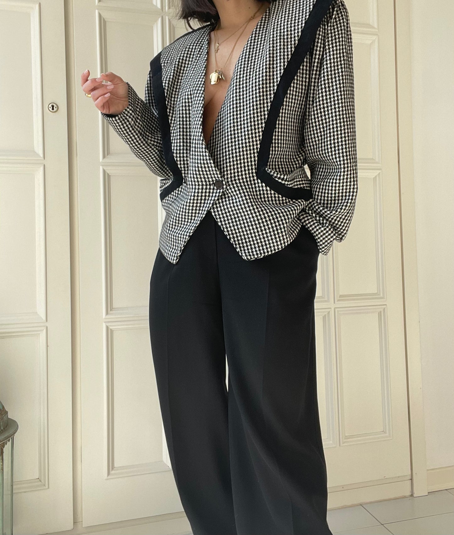 BLAZER PIED DE POULE