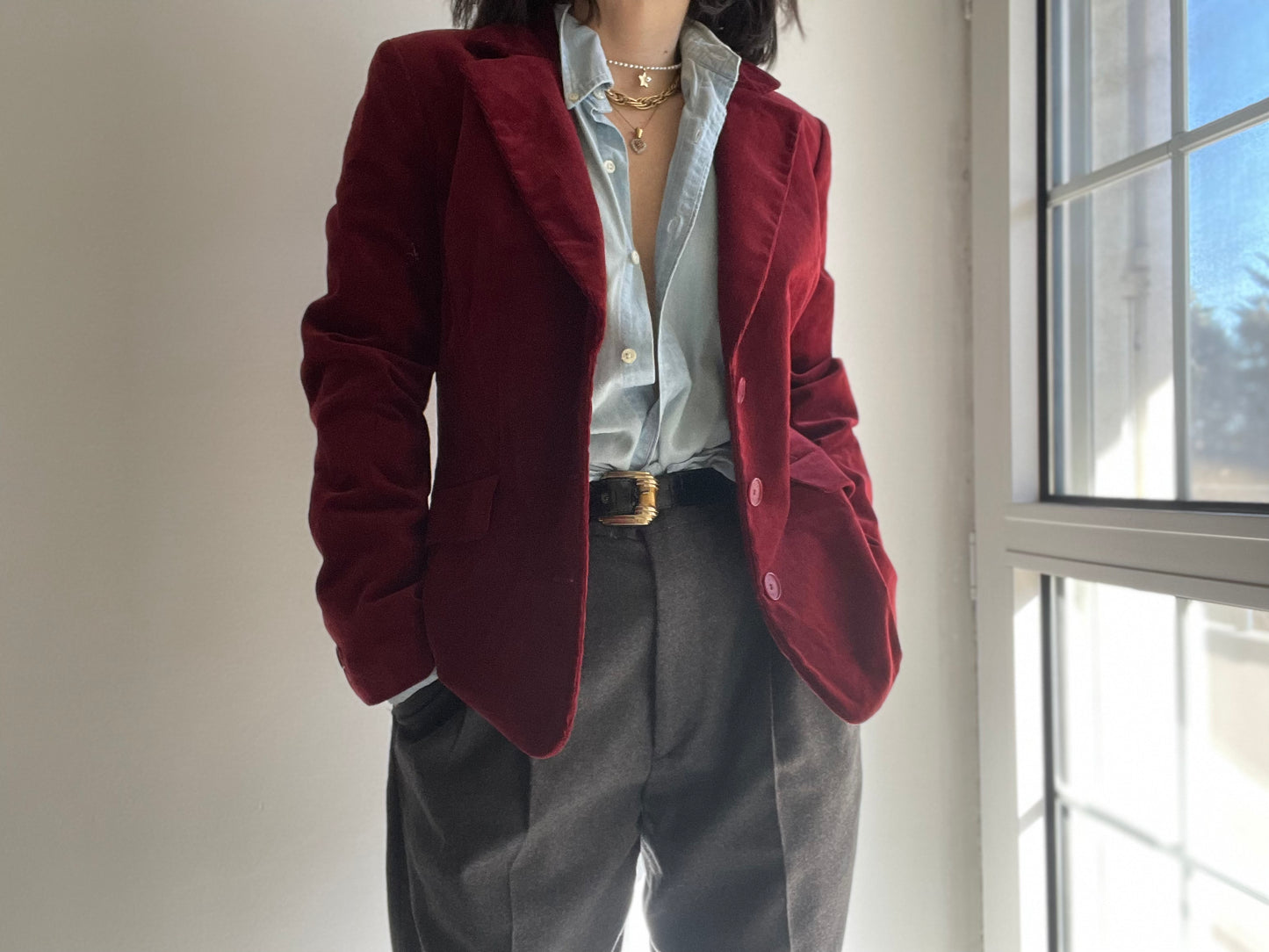 BLAZER VELLUTO LUISA SPAGNOLI
