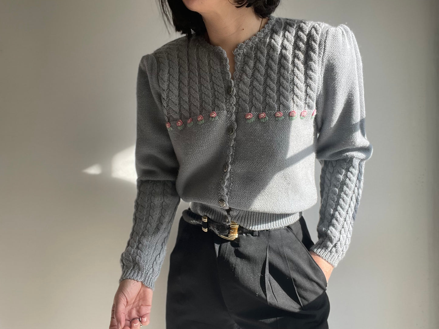 AUSTRIAN PURE WOOL CARDIGAN