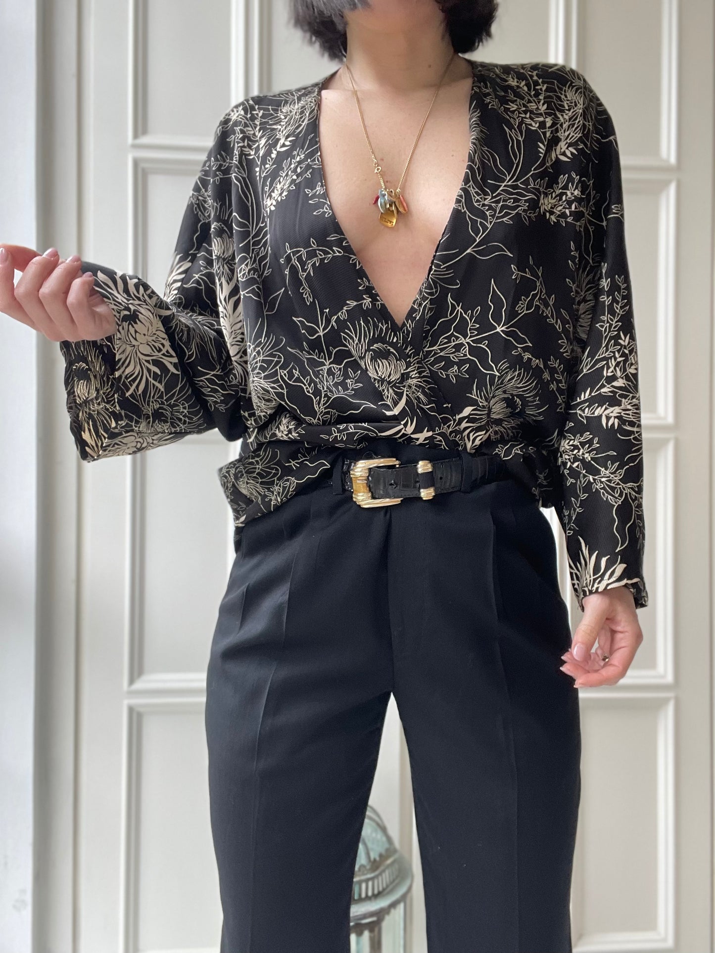 CAMICIA SETA KIMONO