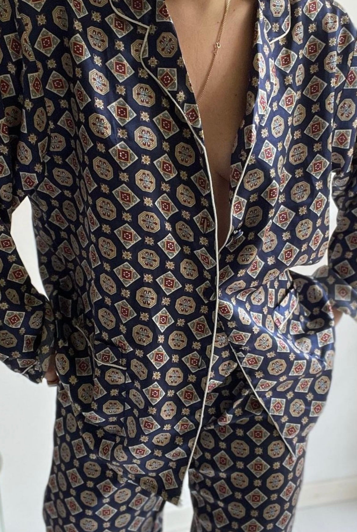 COMPLETO PIJAMA SETA