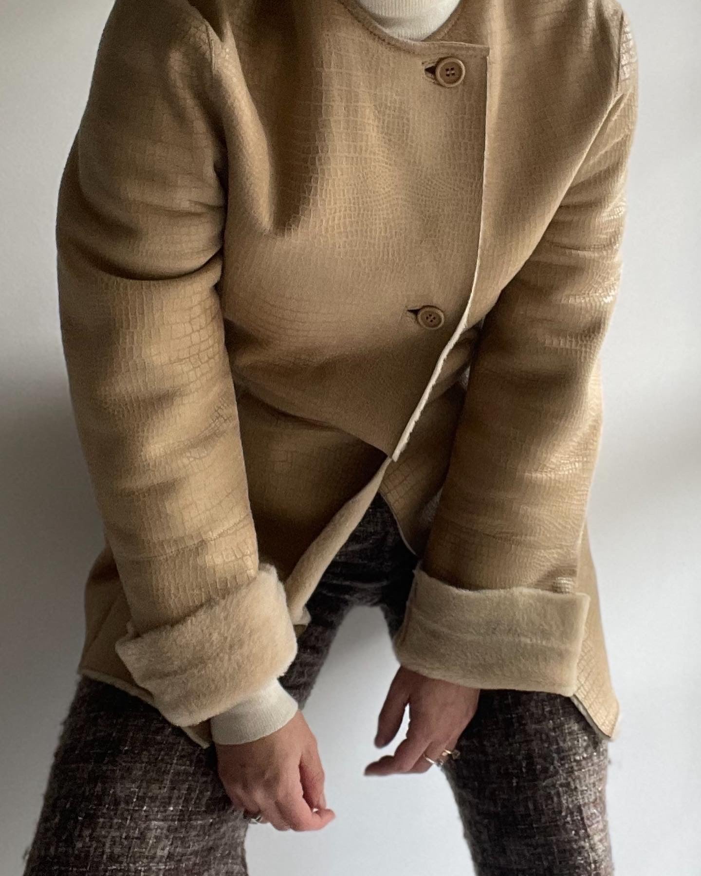 ARMANI COLLEZIONI SHEARLING