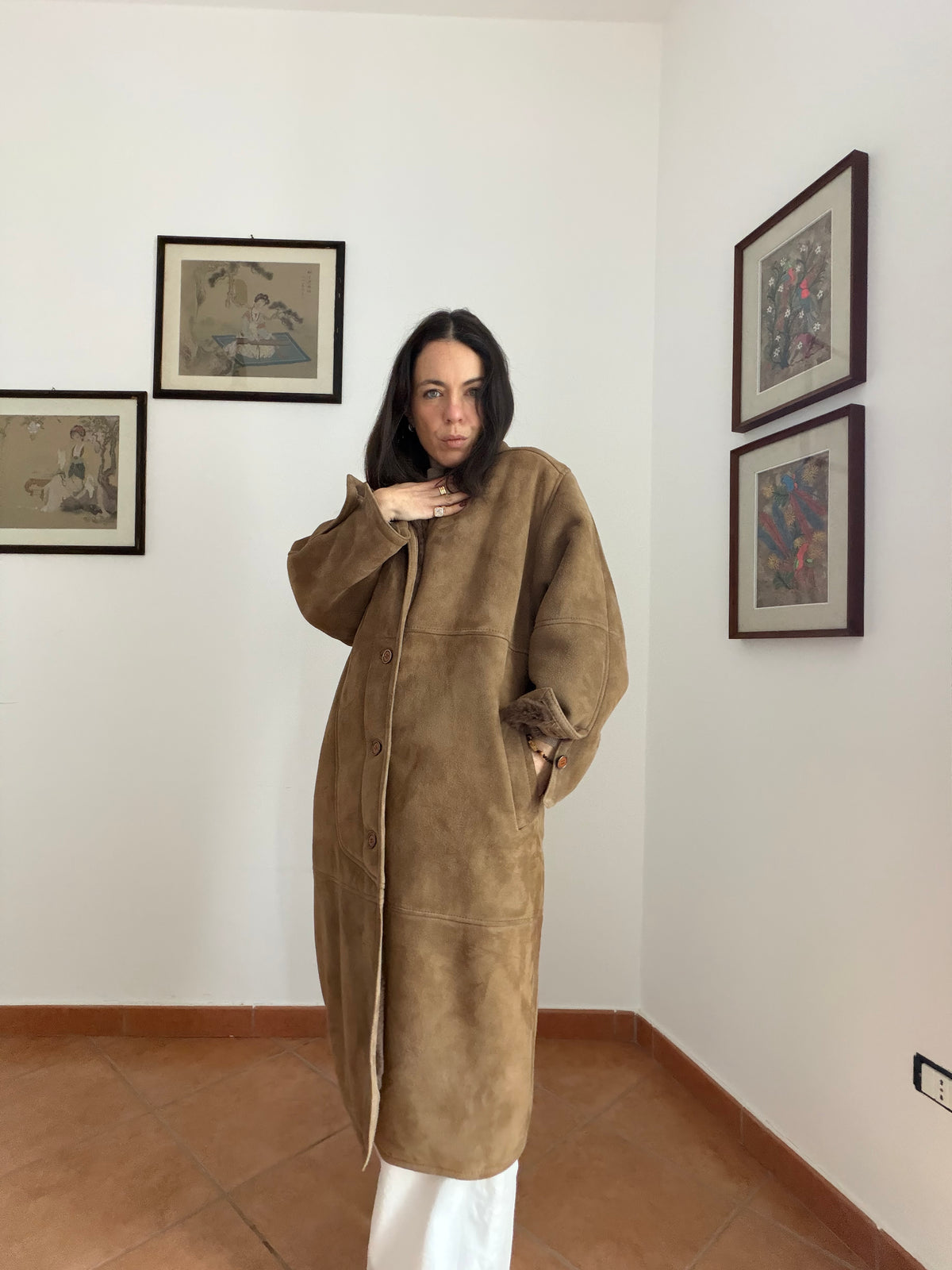 Shearling lungo