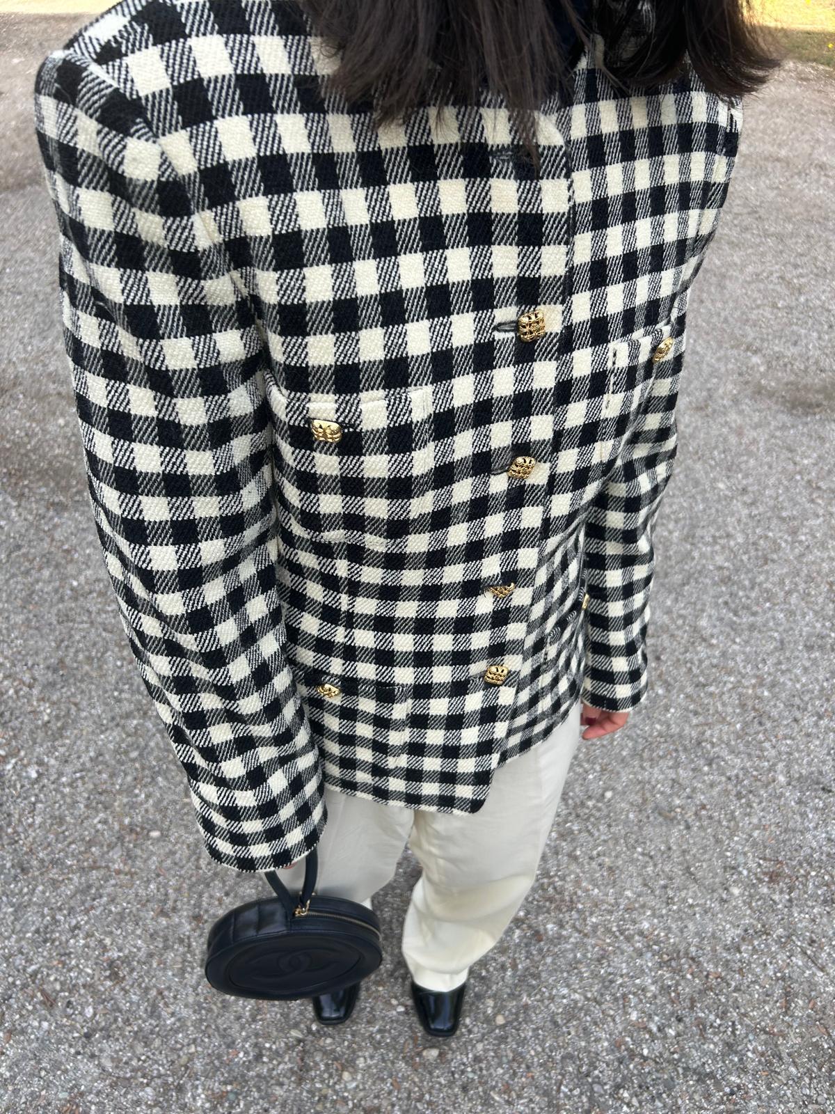Blazer angora vichy