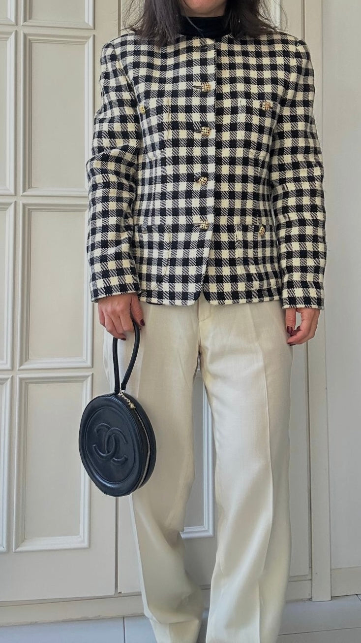Blazer angora vichy