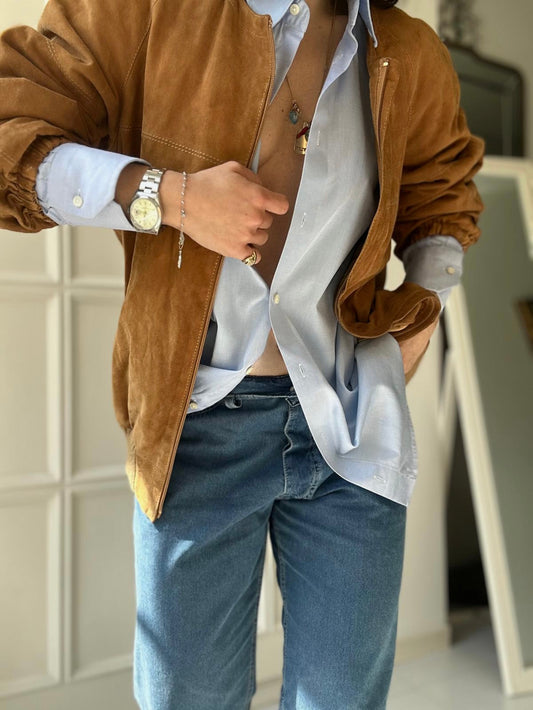 Bomber camoscio