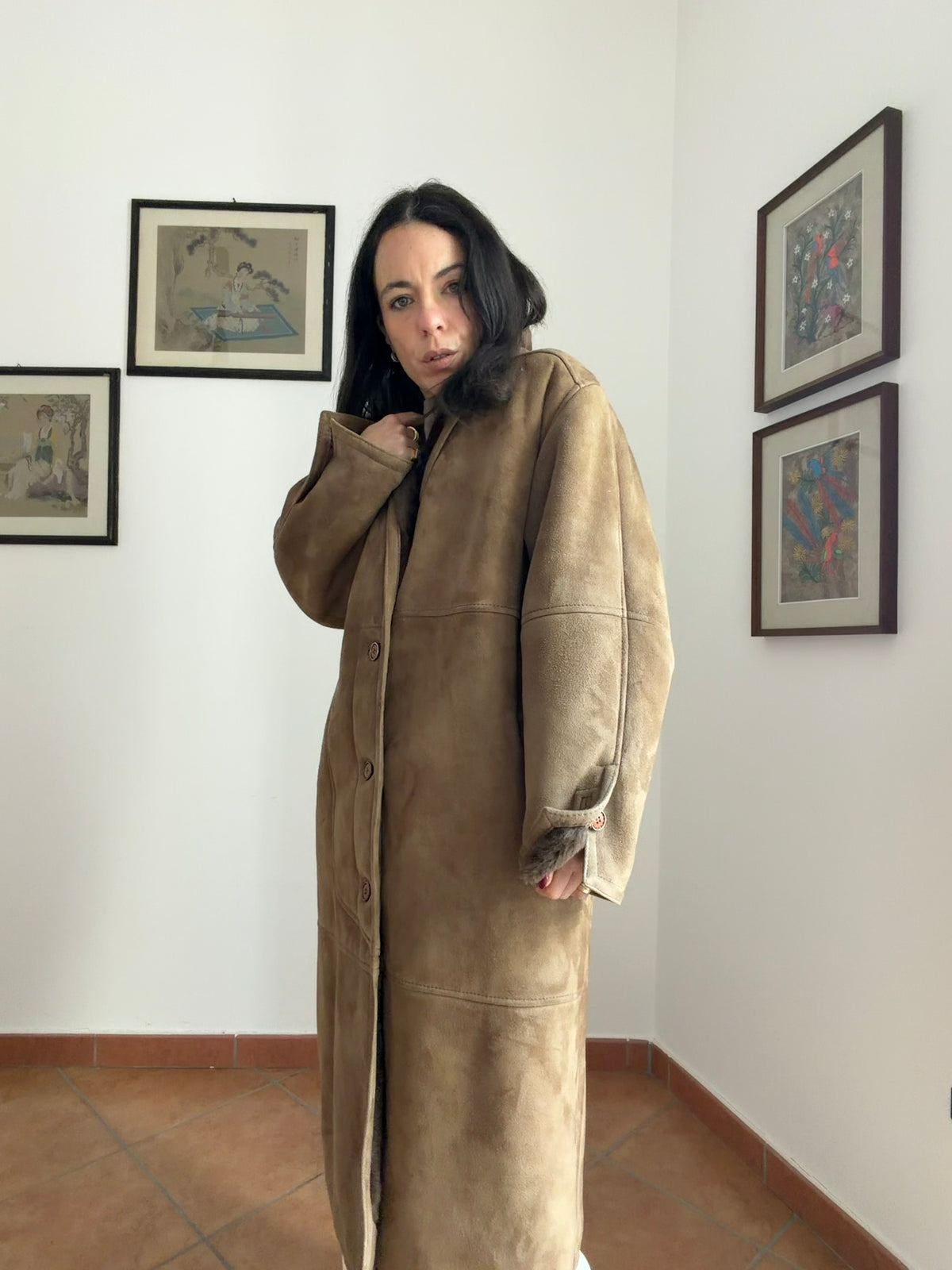 Shearling lungo