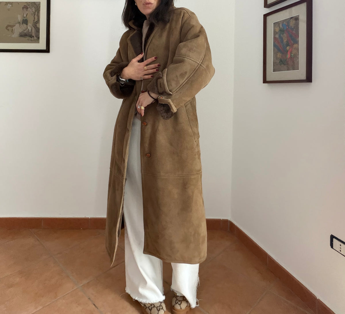 Shearling lungo