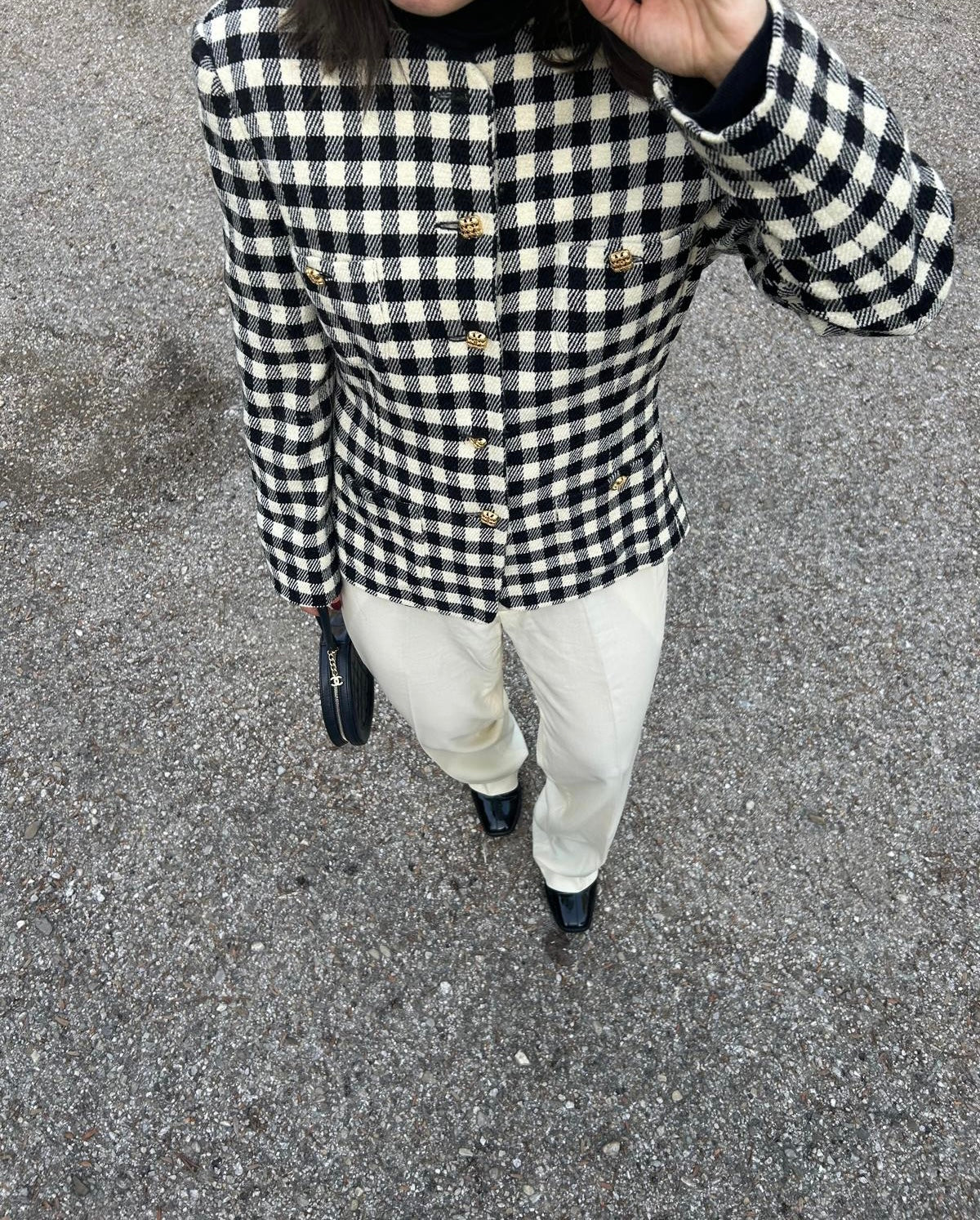 Blazer angora vichy