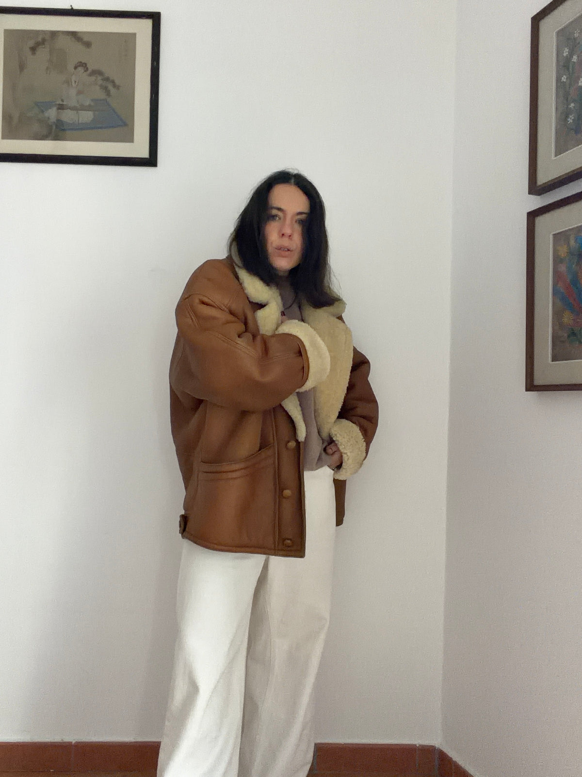 Montone classico cognac