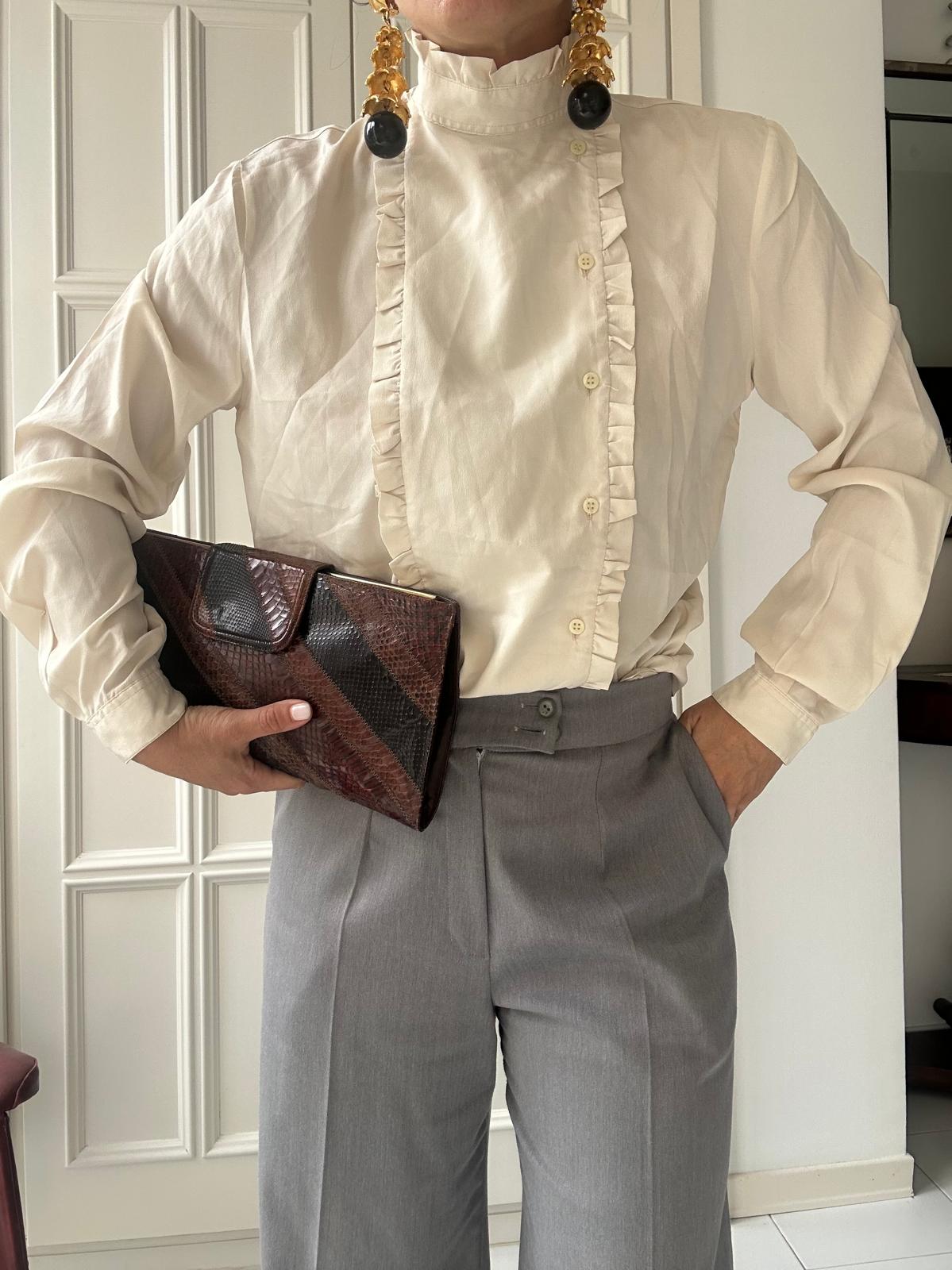 Camicia in pura seta