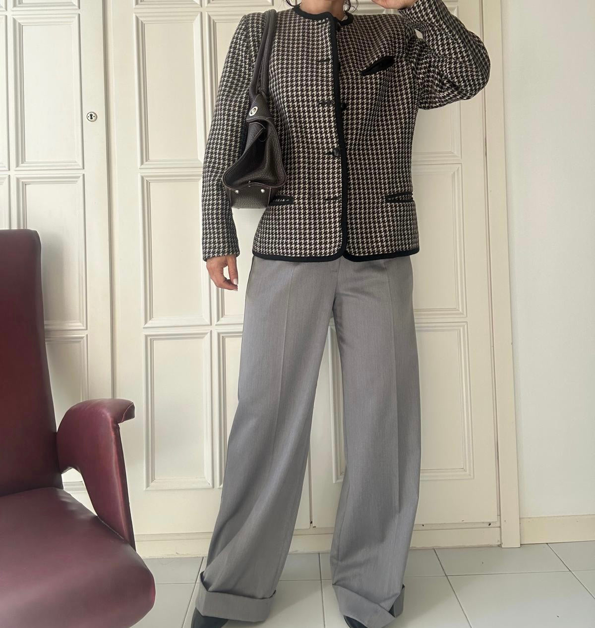 Piede de poule jacket