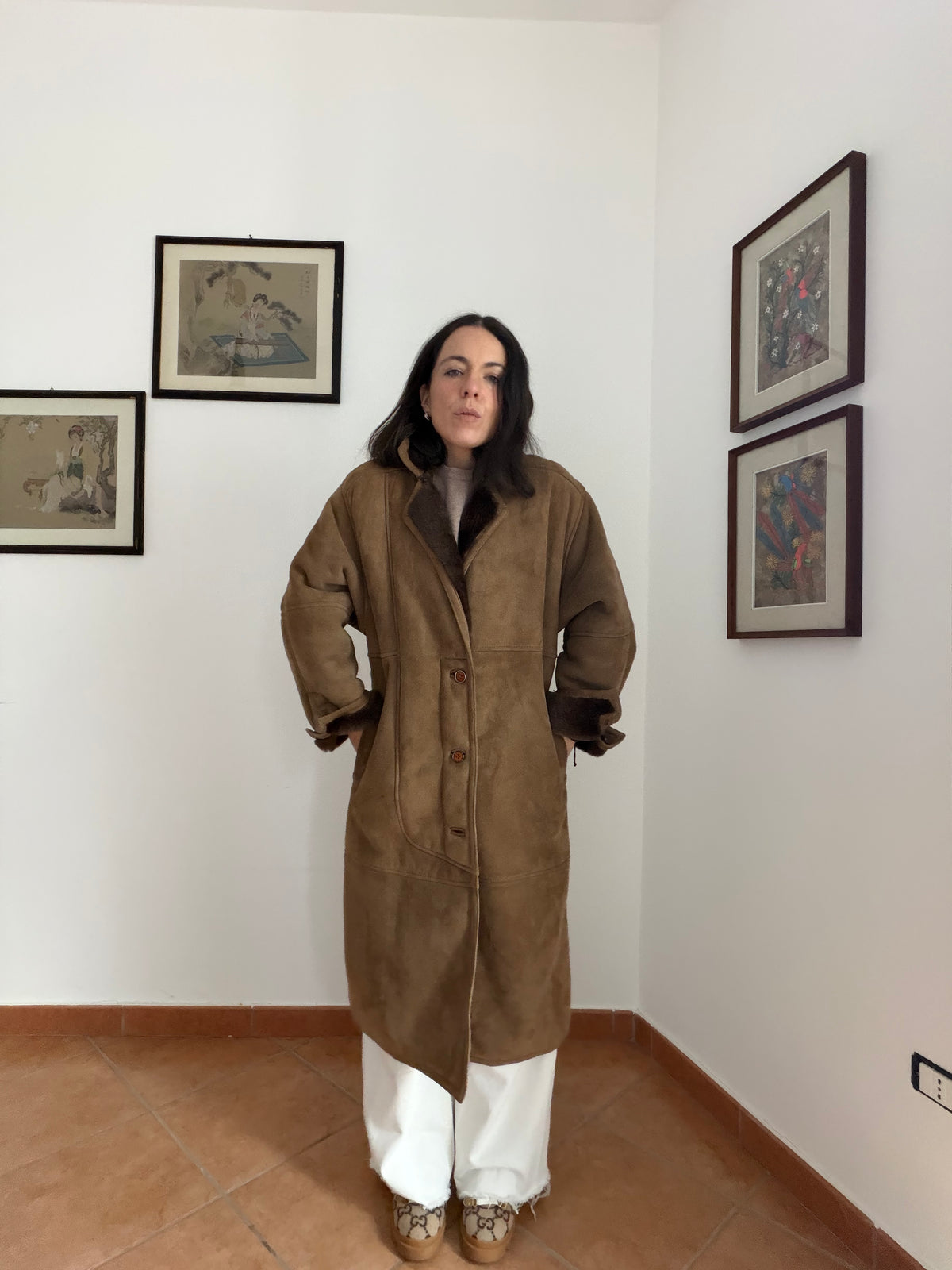 Shearling lungo