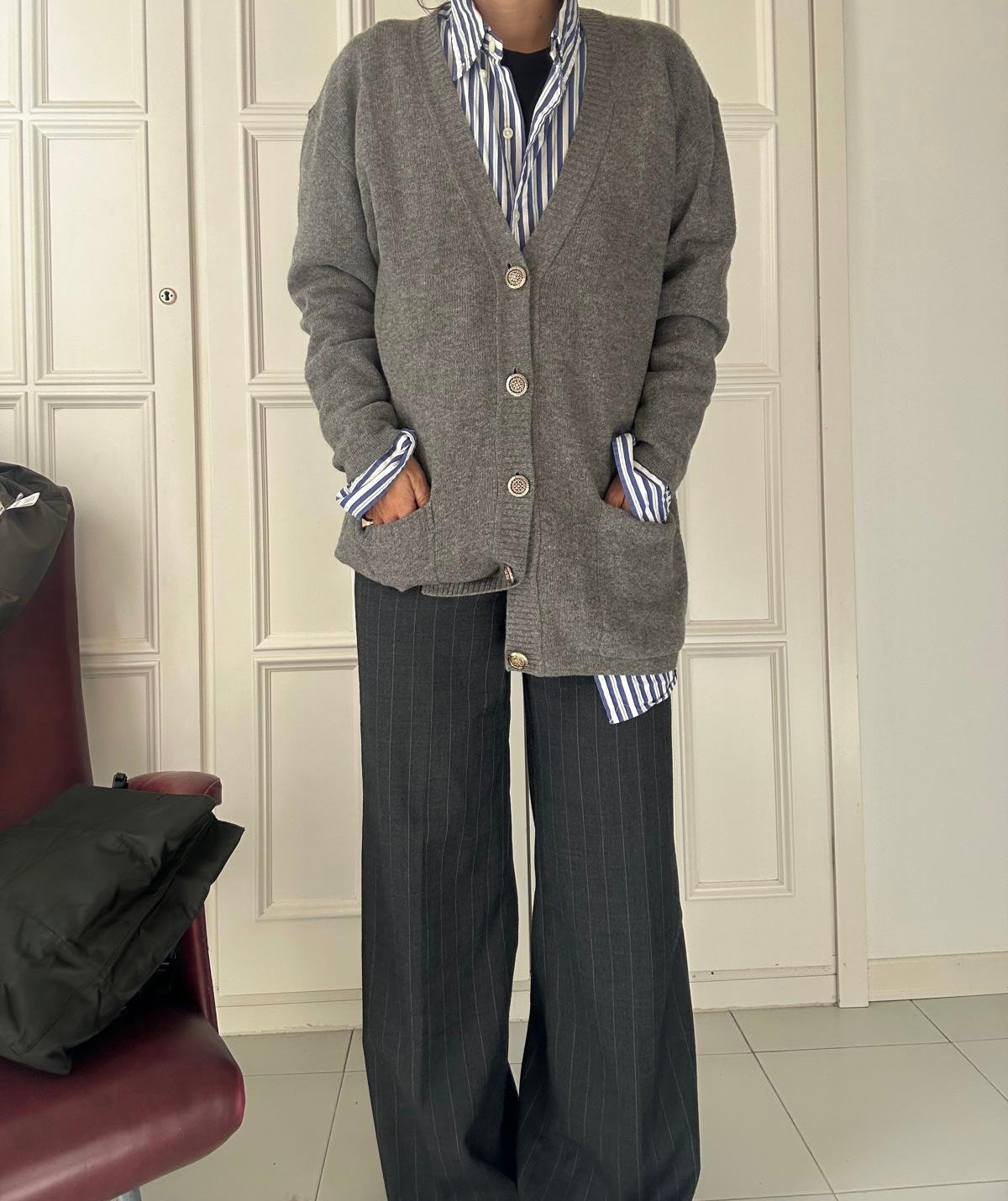 Cardigan misto cashmere