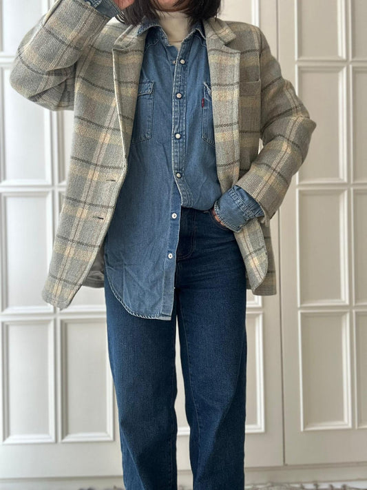 Blazer misto cashmere