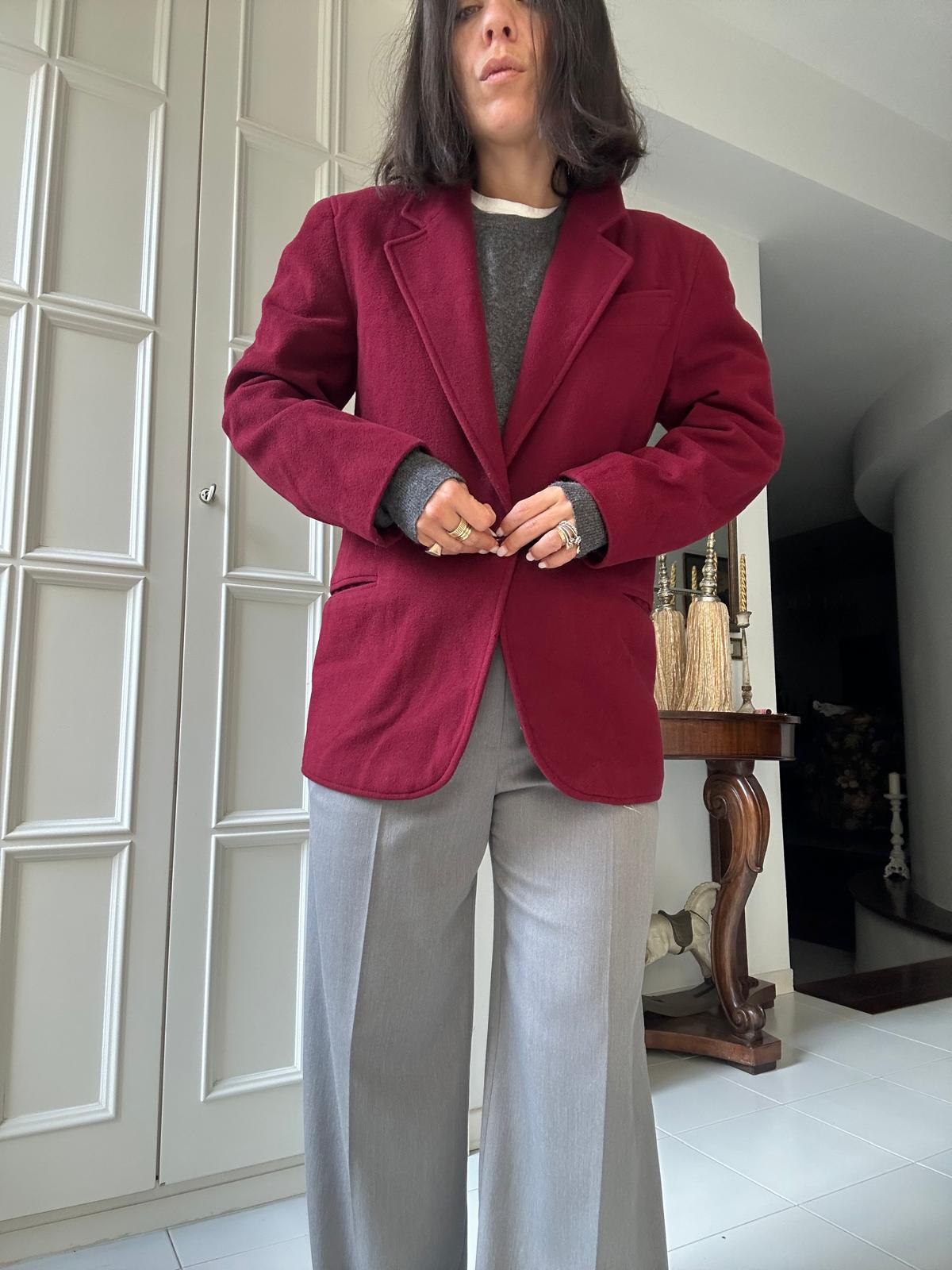 Blazer vintage bordeaux