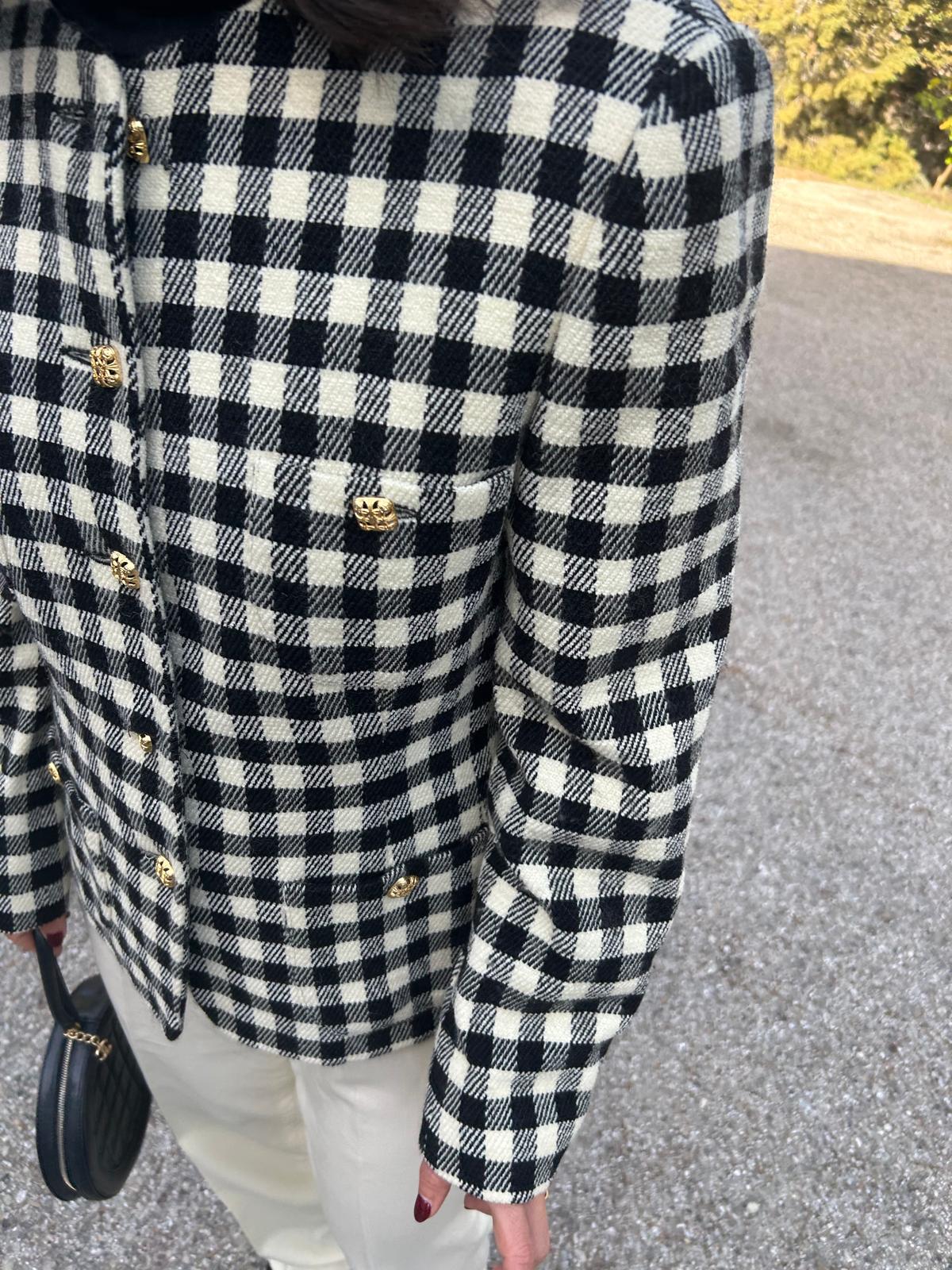 Blazer angora vichy