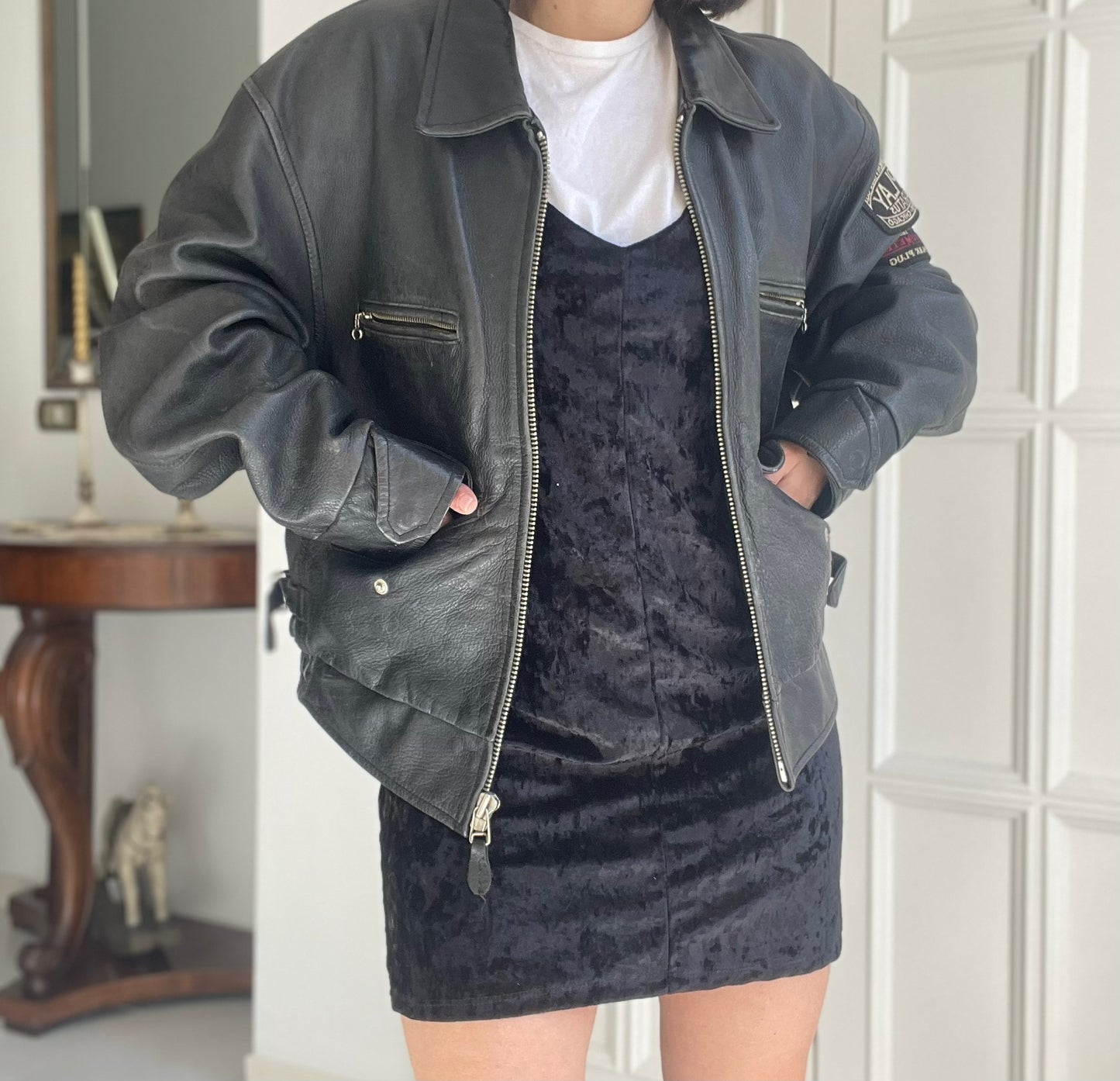 LEATHER JACKET REPLAY