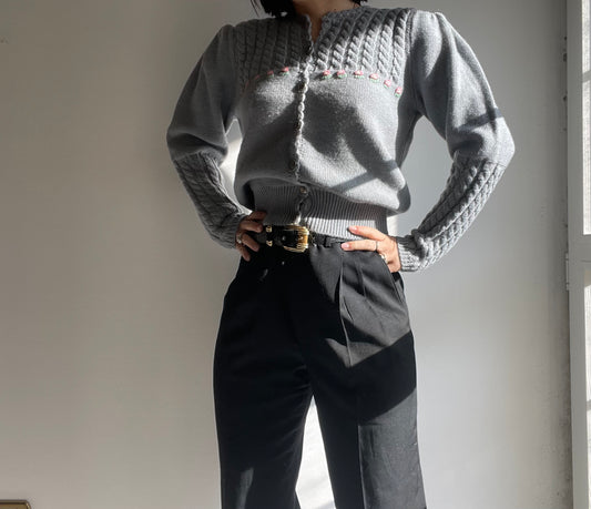 AUSTRIAN PURE WOOL CARDIGAN