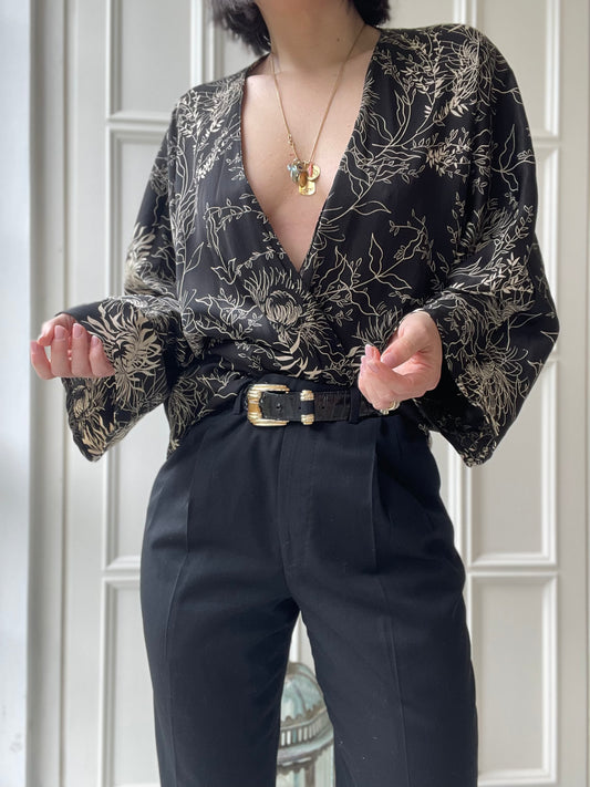 CAMICIA SETA KIMONO