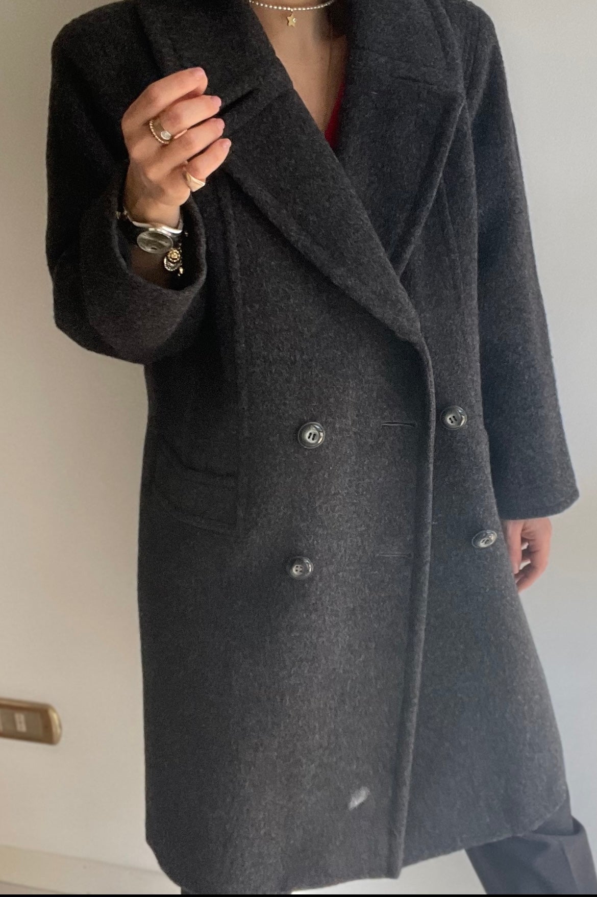 CAPPOTTO GRIGIO DOPPIO PETTO