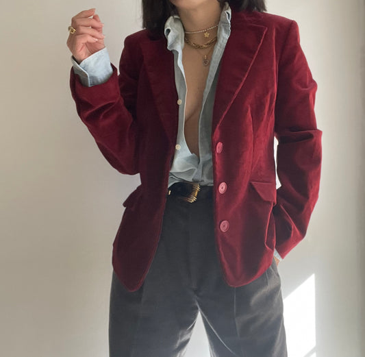BLAZER VELLUTO LUISA SPAGNOLI
