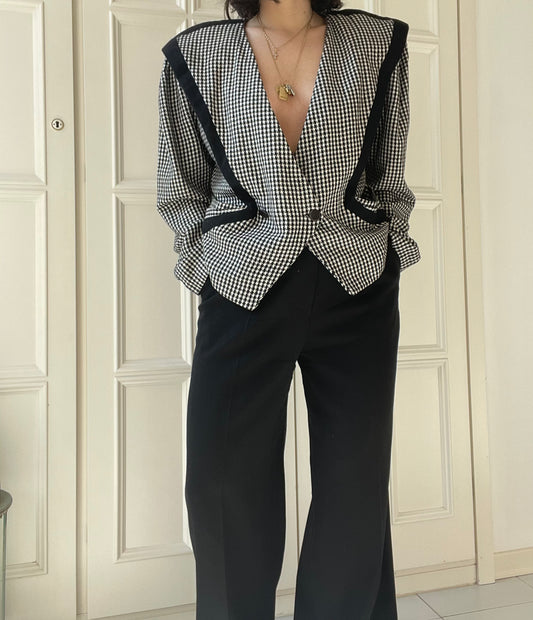 BLAZER PIED DE POULE