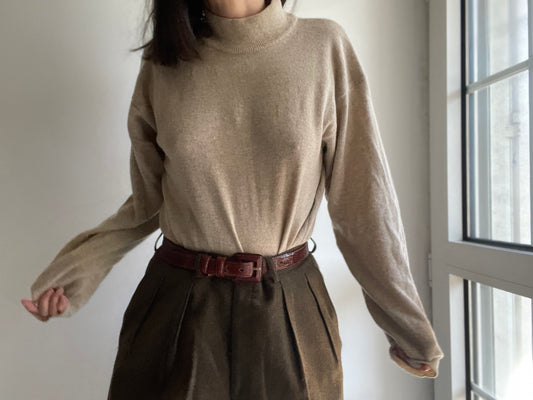 PURE WOOL ESSENTIAL TURTLENECK